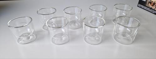 Guzzini dubbelwandige glazen, Maison & Meubles, Cuisine | Vaisselle, Comme neuf, Verre ou Verres, Autres styles, Verre, Enlèvement ou Envoi