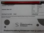 2 tickets Urbanus Bes Tof Stadsschouwburg Antwerpen 24 mei, Tickets en Kaartjes, Twee personen, Mei