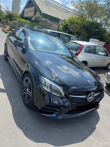 C200 2020 amg 95000km, Autos, Cuir, Achat, Alarme, Noir