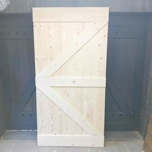 Boerendeur Loftdeur - Schuifdeursysteem - Douglas Eikenhout, Doe-het-zelf en Bouw, Deuren en Vliegenramen, Nieuw, Binnendeur, Hout