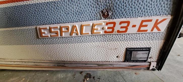 Caravan 2 persoons - Gruau Espace 33-EK, Caravans en Kamperen, Caravans, Particulier, tot en met 2, 500 - 750 kg, Standaardzit