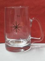 Oude glazen bierpot uit de Stella Artois collectie, Ophalen of Verzenden, Zo goed als nieuw, Bierglas