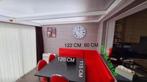 Prachtige zitbank L shape met grote tafel en 4 stoelen., Huis en Inrichting, Zetels | Complete zithoeken, Kunststof, Sixties retro