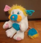 Poppels peluche année 80 blanc jaune bleu rosec, Enlèvement, Comme neuf, Autres types