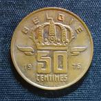 50 cent 1976 VL (gesloten 'G') - Boudewijn I, Postzegels en Munten, Verzenden, Losse munt