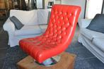 Fauteuil vintage rouge design année 70 / 80, Enlèvement ou Envoi