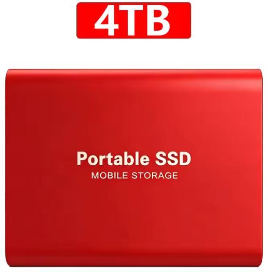Externe SSD Harde schijf 4 TB USB3 NIEUW, Computers en Software, Harde schijven, Nieuw, Laptop, Extern, SSD, USB, Ophalen of Verzenden