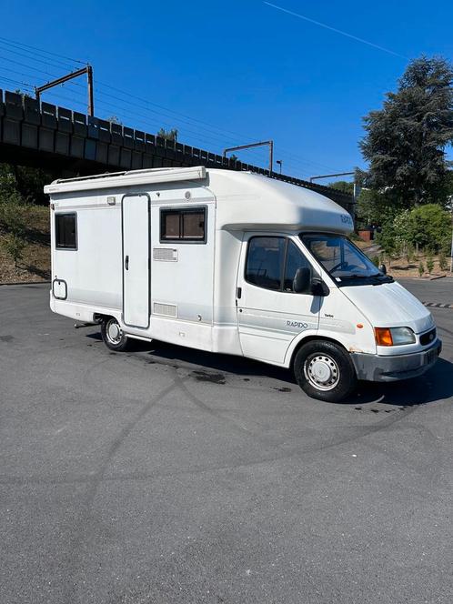 Camper ford transit 2.5 TURBO slechts 65.000 km, Caravans en Kamperen, Mobilhomes, Particulier, Ford, Diesel, Ophalen
