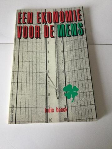 Een ekonomie voor de mens - Louis Baeck, Enlèvement ou Envoi, Comme neuf