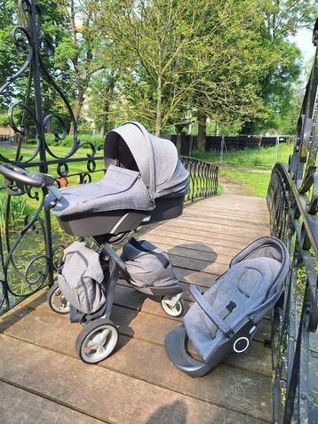 Poussette Stokke Xplory Grey Melange disponible aux enchères