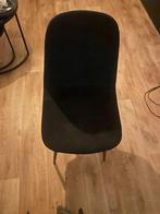 Twee moderne eetstoelen, Huis en Inrichting, Stoelen, Ophalen, Twee, Zwart, Zo goed als nieuw