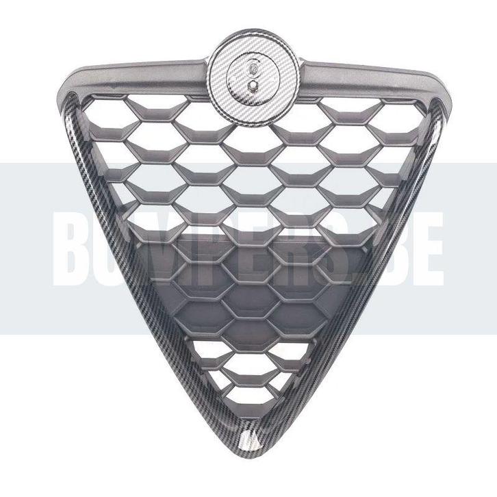 Grill Carbon-Look Alfa Romeo Giulietta Type 940 (2010-2020), Auto-onderdelen, Overige Auto-onderdelen, Gebruikt, 6 maanden garantie
