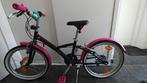 Vélo hybride Btwin Original 500 20" filles 6-9 ans noir rose, B-Twin, 20 pouces, Enlèvement, Utilisé