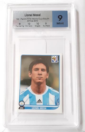 Lionel Messi+Panini+Messi #122+WC 2010+World cup 2010