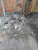 Gratis betonpuin betonpalen, Ophalen