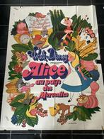 Affiche du film ALICE AU PAYS DES MERVEILLES 120-160 cm, Collections, Disney, Enlèvement ou Envoi