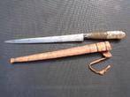 Kunst, antiek, hand arbeid, met schede , L = 41 cm., Ophalen of Verzenden