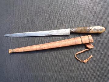 Kunst, antiek, hand arbeid, met schede , L = 41 cm.  beschikbaar voor biedingen