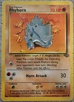 Pokémon kaart Rhyhorn, Hobby en Vrije tijd, Ophalen of Verzenden, Zo goed als nieuw, Losse kaart