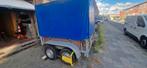 Remork dubbelas aanhangwagen 750kg KNOTT assen, Auto diversen, Aanhangers en Bagagewagens, Ophalen, Gebruikt