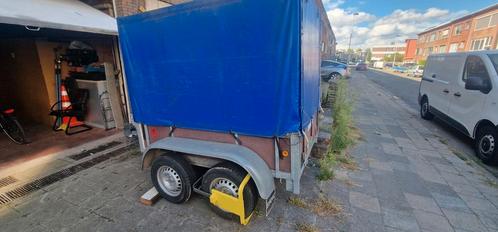 Remork dubbelas aanhangwagen 750kg KNOTT assen, Auto diversen, Aanhangers en Bagagewagens, Gebruikt, Ophalen