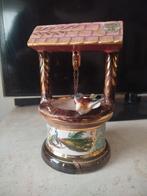 Wishing well statue with bird  - Hubert Bequet - signed, Ophalen of Verzenden