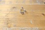 Verstelbare Slangen ring, Handtassen en Accessoires, Ringen, Verzenden, Nieuw, Zilver, Dame of Heer