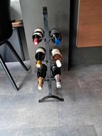 Smeedijzeren wijnrek/wijnrek op standaard (6 stuks), Huis en Inrichting, Ophalen, Zo goed als nieuw