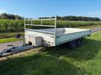 Hapert aanhangwagen 240 x 405 , winch,disselbak,oprij pakket, Ophalen, Zo goed als nieuw