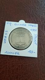 Eq. guinee 1000 fr 1991 proof, Postzegels en Munten, Munten | Afrika, Ophalen of Verzenden, Guinee
