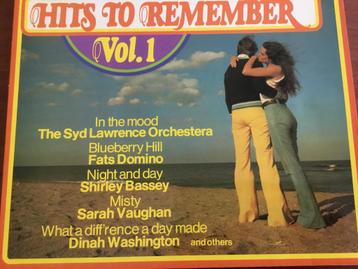 LP VINYL   16 HITS TO REMEMBER beschikbaar voor biedingen