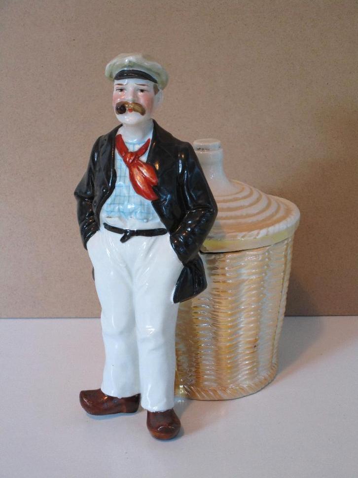 Ancien pot à tabac, Collections, Articles de fumeurs, Briquets & Boîtes d'allumettes, Utilisé, Boite à tabac ou Emballage, Enlèvement ou Envoi