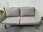 Un canapé et deux fauteuils avec coussins, Ophalen, Zo goed als nieuw, Tuinset, 5 zitplaatsen