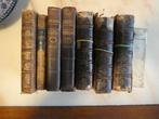 8 antieke boeken - 18de eeuw, Antiek en Kunst, Ophalen of Verzenden
