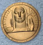 Medaille, penning Wereldtentoonstelling EXPO 1958, Goud vers, Ophalen of Verzenden, Overige materialen