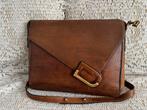 DELVAUX cognac leren schoudertas, Ophalen of Verzenden
