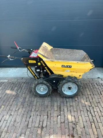 Te huur: rocky dumper motor kruiwagen 250kg beschikbaar voor biedingen
