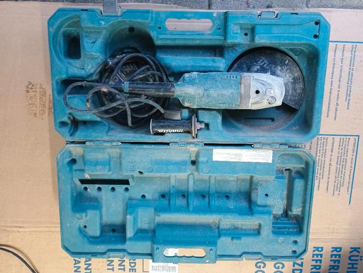 makita slijpmachine, Doe-het-zelf en Bouw, Gereedschap | Slijpmachines, Gebruikt, Haakse handslijpmachine, 1000 watt of meer, Ophalen