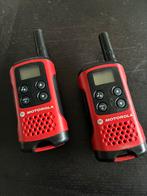 Set walkie talkies motorola TLKR, Telecommunicatie, Portofoons en Walkie-talkies, Ophalen, Zo goed als nieuw, Portofoon of Walkie-talkie