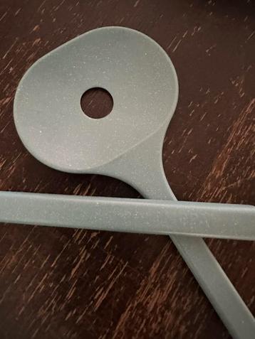 Saladebestek Bloom 2dlg Pebble Green beschikbaar voor biedingen