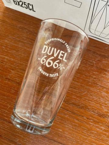 Set van 6 Duvel 6,66% glazen beschikbaar voor biedingen