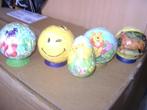 boules puzzle : smiley, œuf de Pâques et Winnie, Comme neuf, Plus de 50 pièces, 6 ans ou plus, Enlèvement ou Envoi
