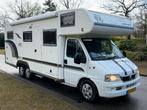 te koop fiat ducato 2.8JTD euramobil, Caravanes & Camping, Camping-cars, 8 mètres et plus, Siège standard, Fiat, Boîte manuelle