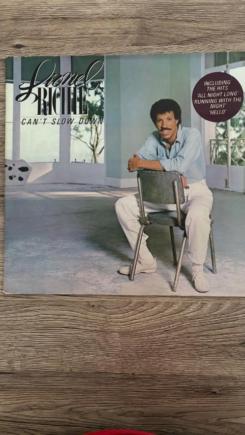 LIONEL RICHIE - CAN'T SLOW DOWN, Cd's en Dvd's, Vinyl | R&B en Soul, Zo goed als nieuw, R&B, 1960 tot 1980, Overige formaten, Ophalen of Verzenden