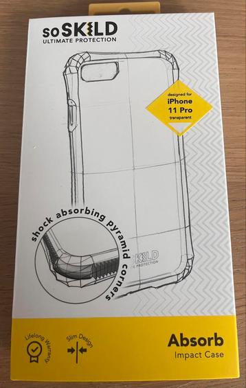 Coque Soskild pour iPhone 11 Pro Absorb Impact Transp., Enlèvement, Neuf, IPhone 11 Pro, Housse ou Sac