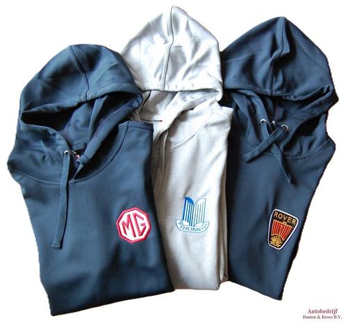 Active Hoodie MG - Triumph - Rover in kleuren grijs of blauw, Kleding | Heren, Truien en Vesten, Nieuw, Ophalen of Verzenden