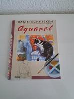 Boek basistechnieken aquarel, Boeken, Ophalen of Verzenden, Gelezen