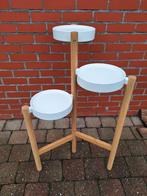 Plantentafeltje, Huis en Inrichting, Tafels | Bijzettafels, Ophalen, Rond, 55 tot 75 cm, Zo goed als nieuw