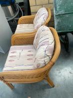 2 rotan zetels, Jardin & Terrasse, Chaises de jardin, Enlèvement, Comme neuf, Rotin