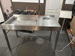 Inox spoelbak, Ophalen